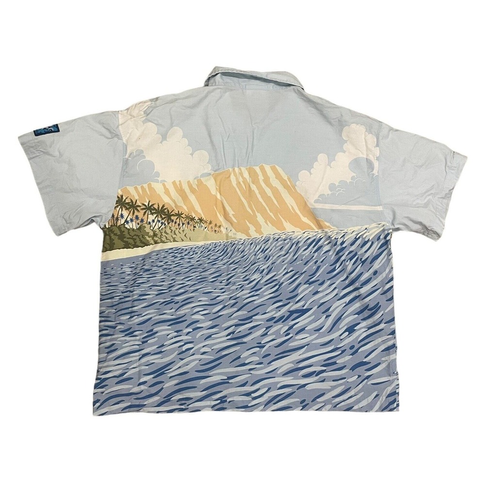Walt Disney World XXL Vintage Hawaiian All Over Print Short Sleeve Button Down - Picture 6 of 10